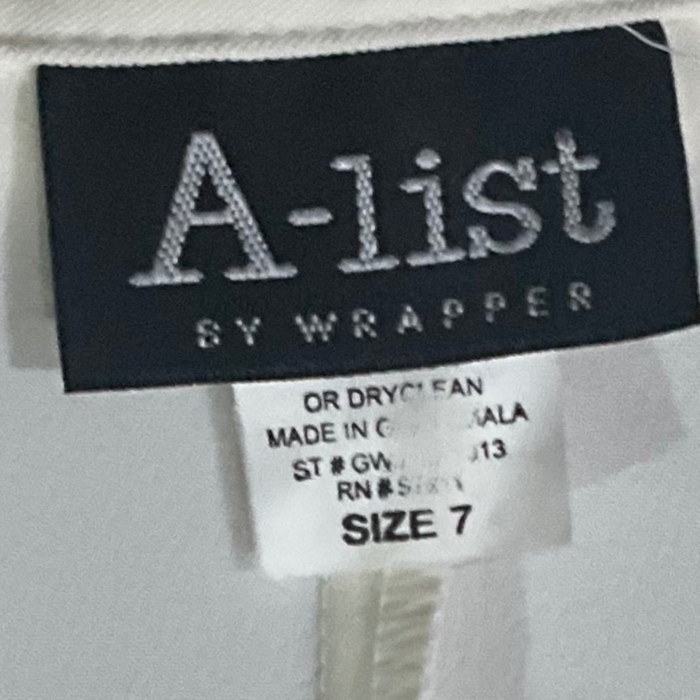 “A-List By Wrapper” Ivory Cream Blazer & Bootcut … - image 4